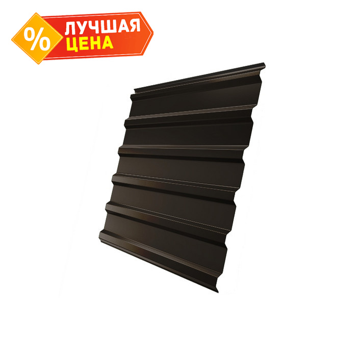 Профлист Grand Line С20R Drap ST 0.45 мм RR 32 Темно-Коричневый