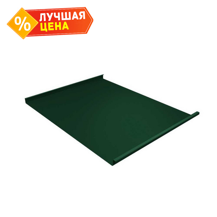 Фальцевая кровля Фальц двойной стоячий Grand Line 0,5 Drap RAL 6005 Зеленый Мох