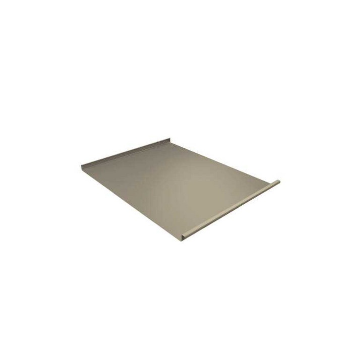Фальцевая кровля Фальц двойной стоячий Grand Line 0,5 Satin RAL 1015 Светлая Слоновая Кость - фото №1