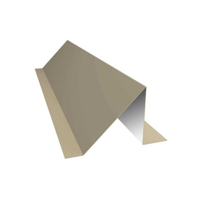 Планка снегозадержания 0,5 Satin с пленкой RAL 1015 светлая слоновая кость - фото №1
